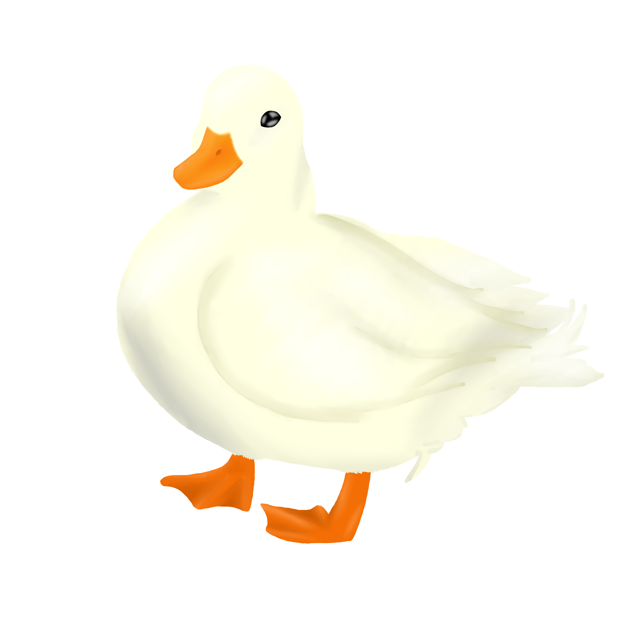 Ducksweb Logo Painted Dwarf Duck Ducksweb Logo